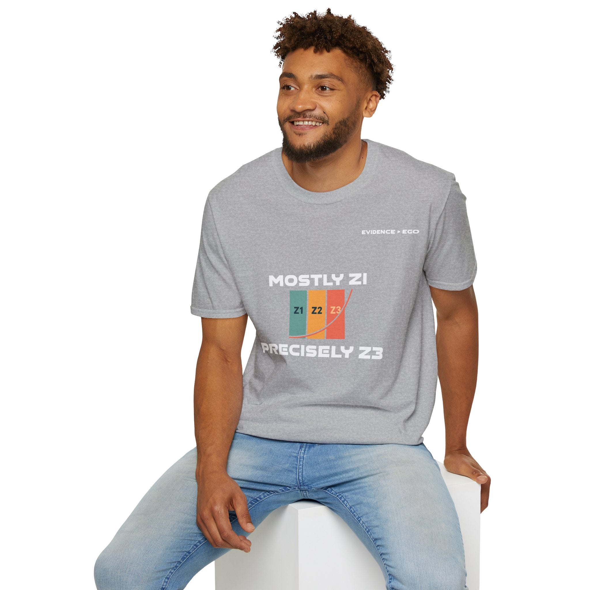 Mostly Z1, Precisely Z3 | Unisex Softstyle Tee |