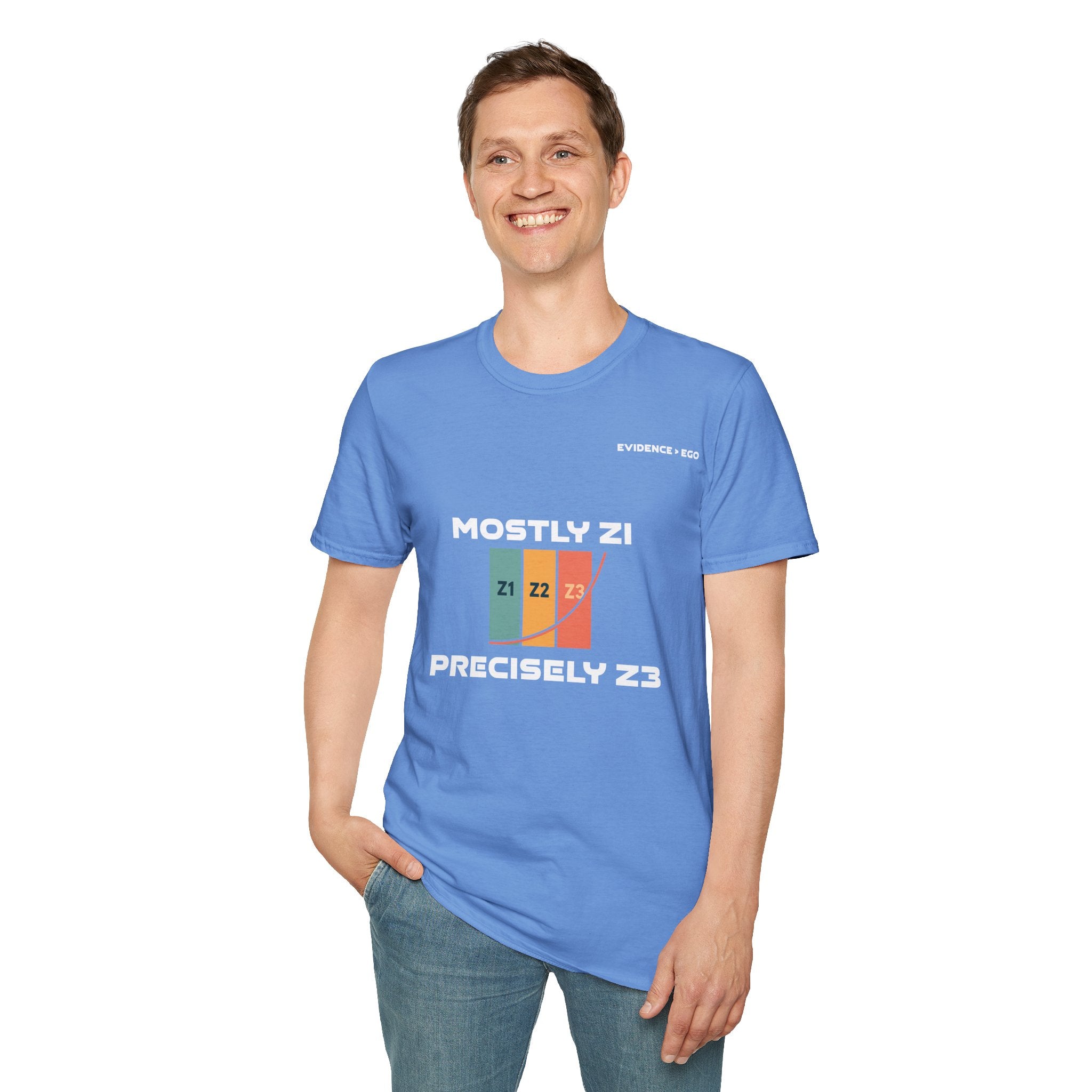 Mostly Z1, Precisely Z3 | Unisex Softstyle Tee |