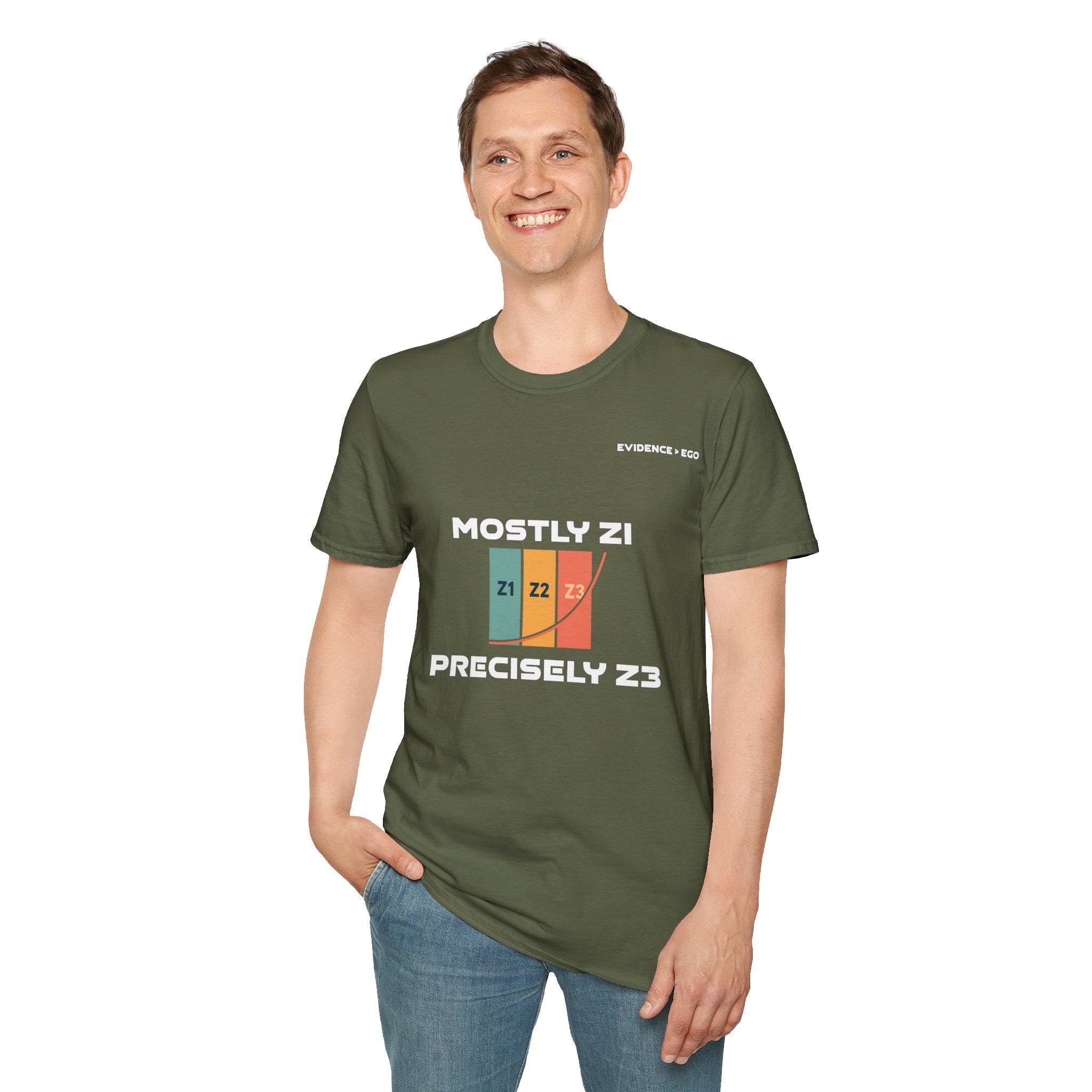 Mostly Z1, Precisely Z3 | Unisex Softstyle Tee |