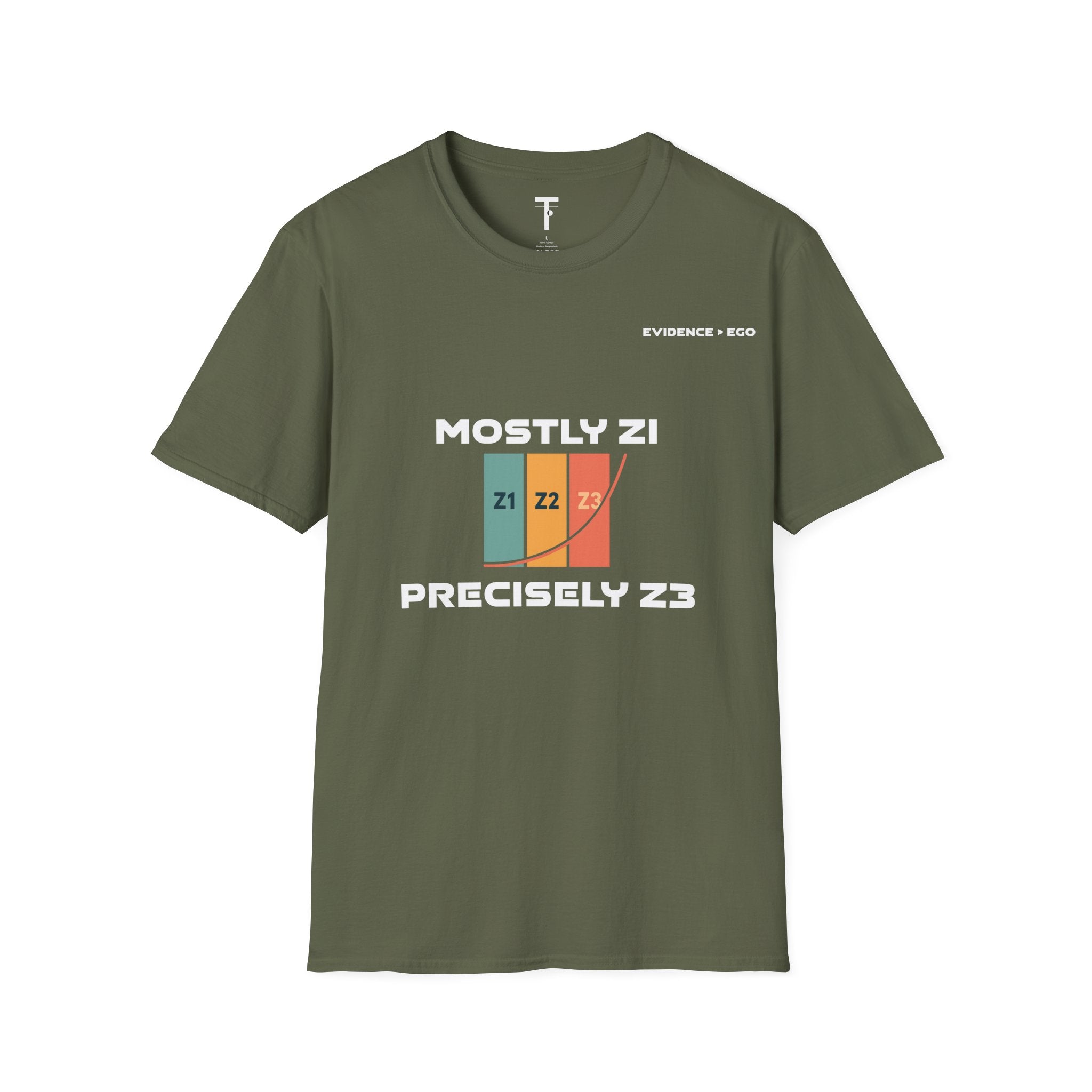 Mostly Z1, Precisely Z3 | Unisex Softstyle Tee |