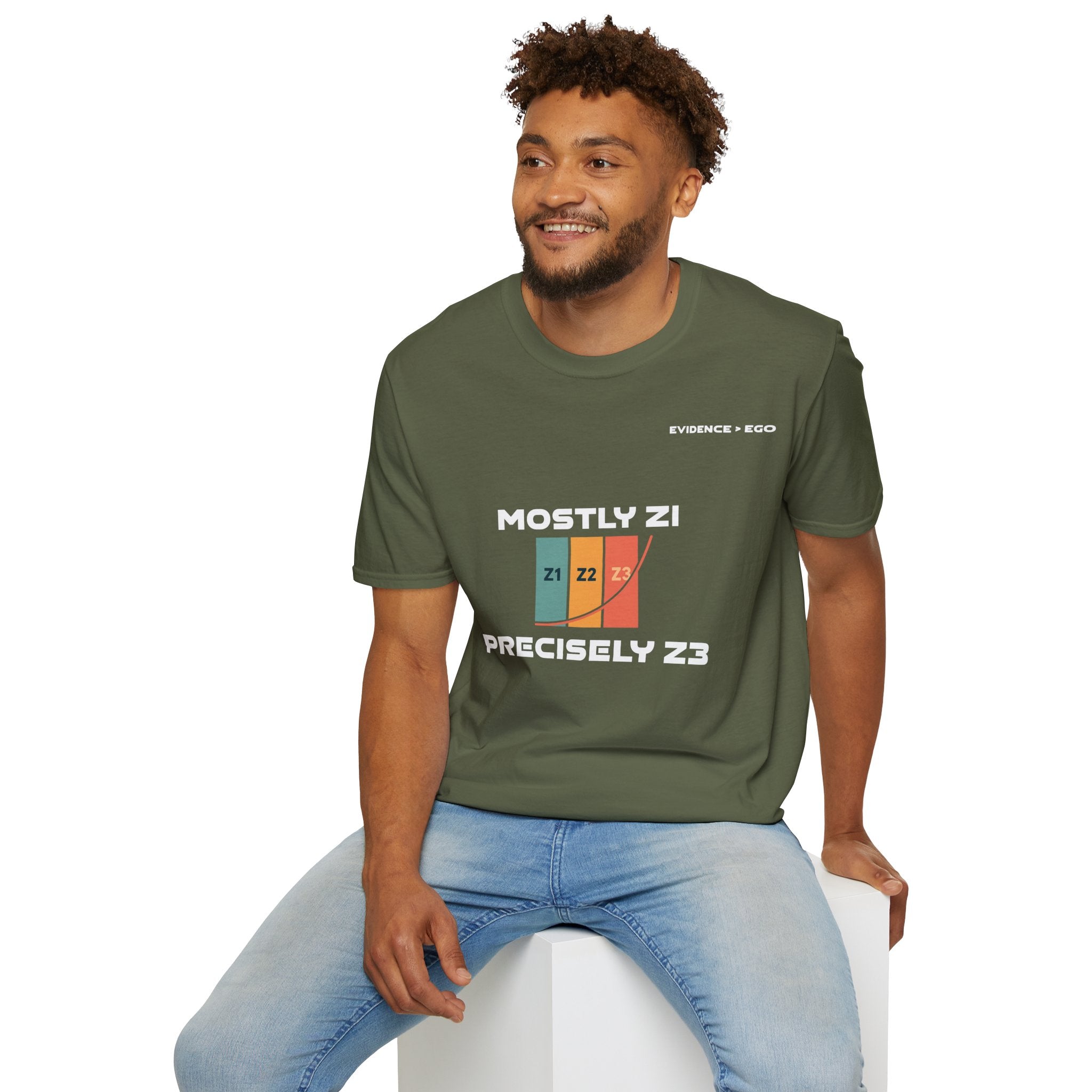 Mostly Z1, Precisely Z3 | Unisex Softstyle Tee |