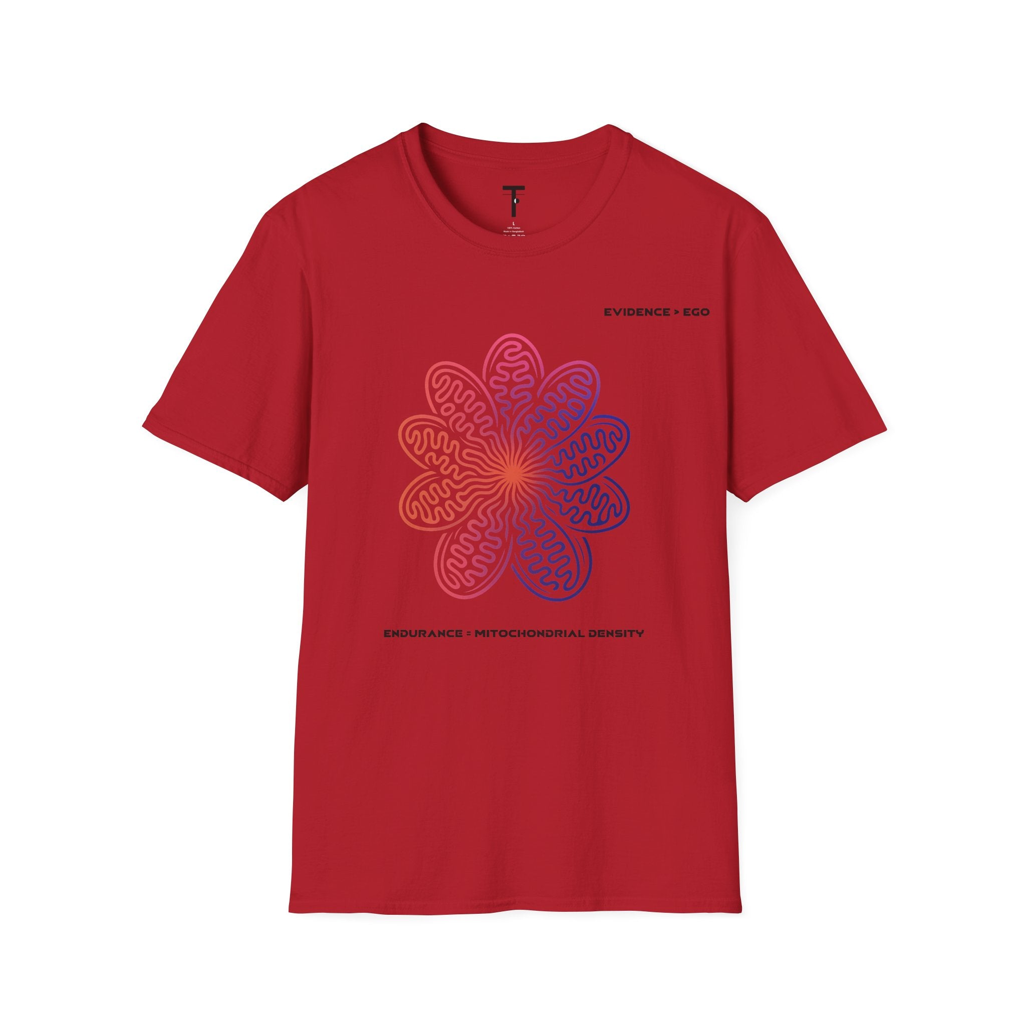 Endurance = Mitochondrial density t-shirt