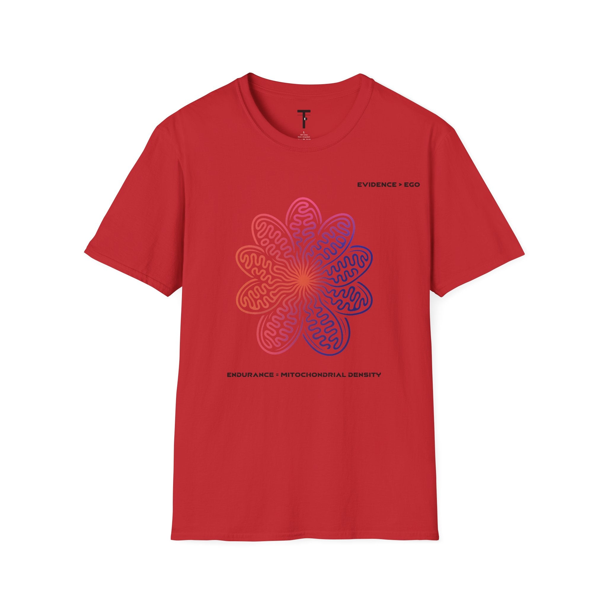 Endurance = Mitochondrial density t-shirt
