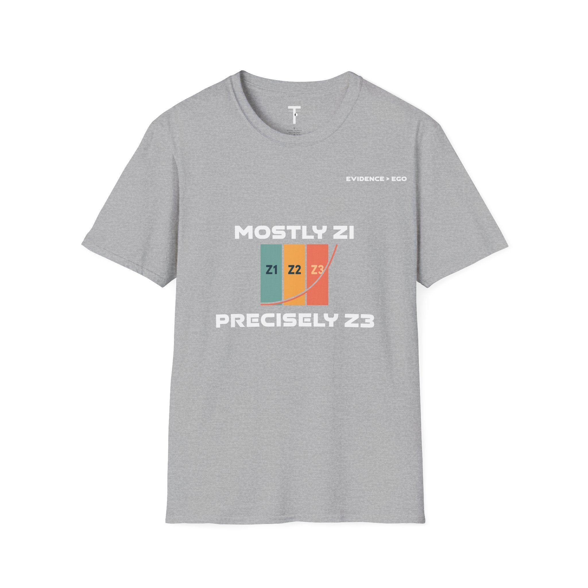 Mostly Z1, Precisely Z3 | Unisex Softstyle Tee |