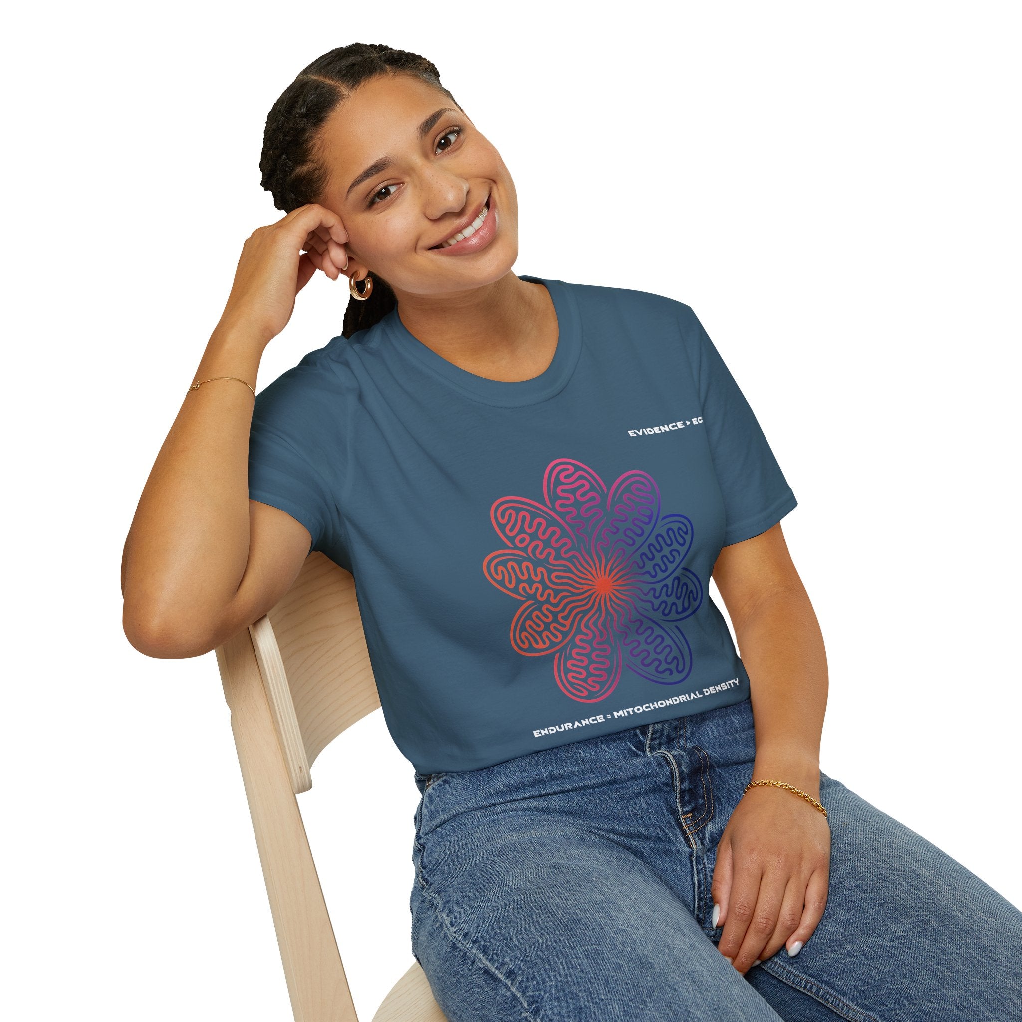 Endurance = Mitochondrial density t-shirt