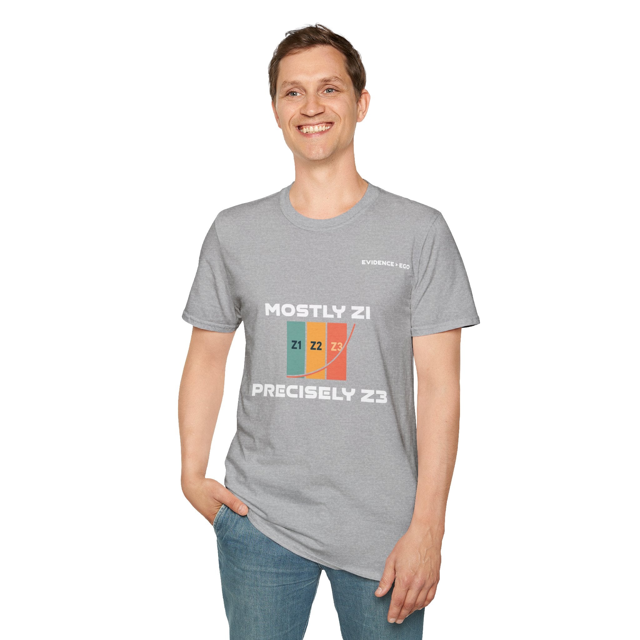 Mostly Z1, Precisely Z3 | Unisex Softstyle Tee |