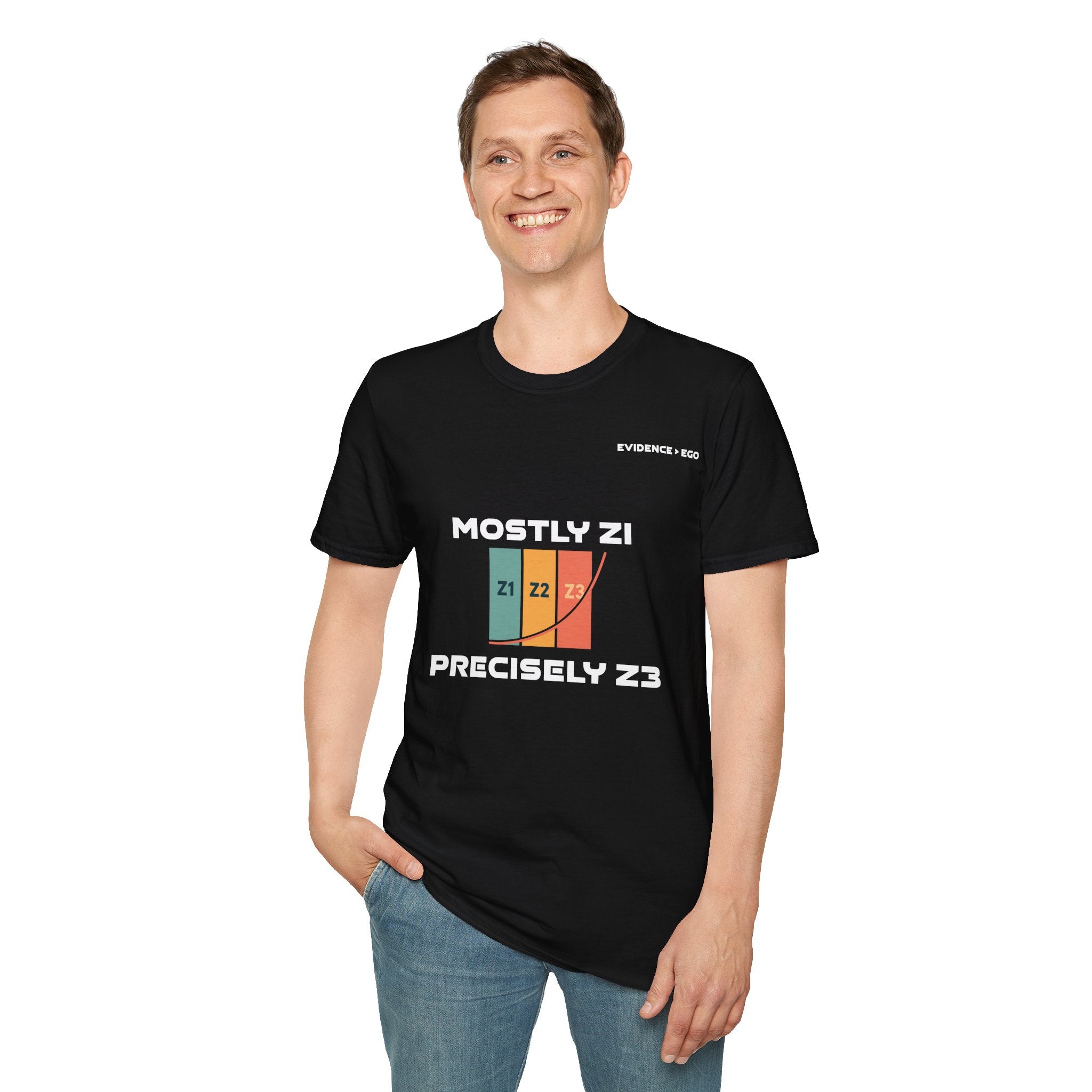Mostly Z1, Precisely Z3 | Unisex Softstyle Tee |