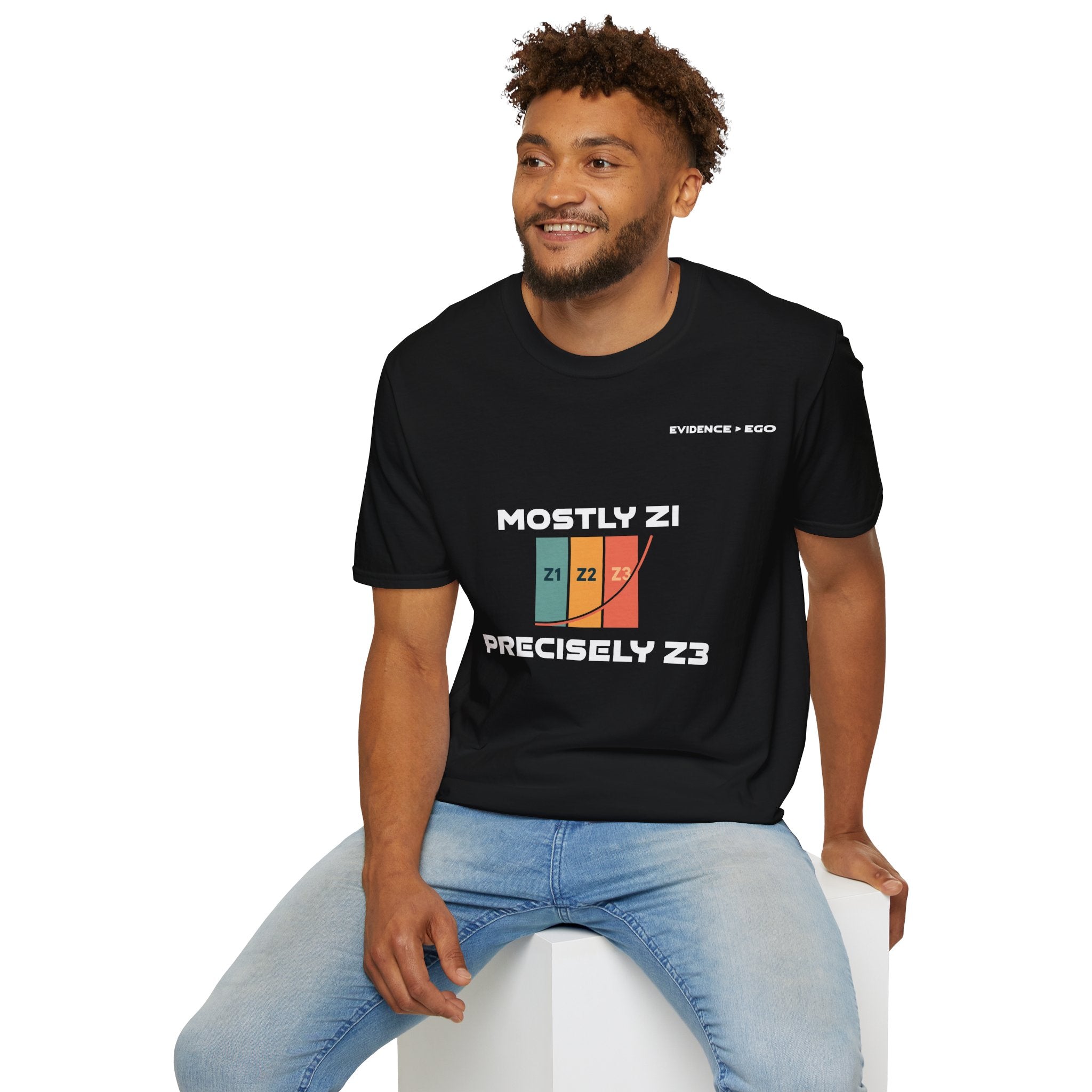 Mostly Z1, Precisely Z3 | Unisex Softstyle Tee |