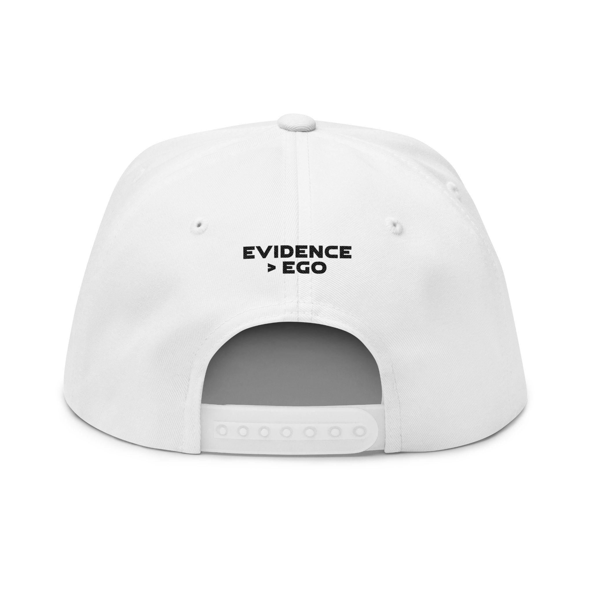 Threshold & Co. Flat Bill Cap: Embroidered Sport Science Snapback