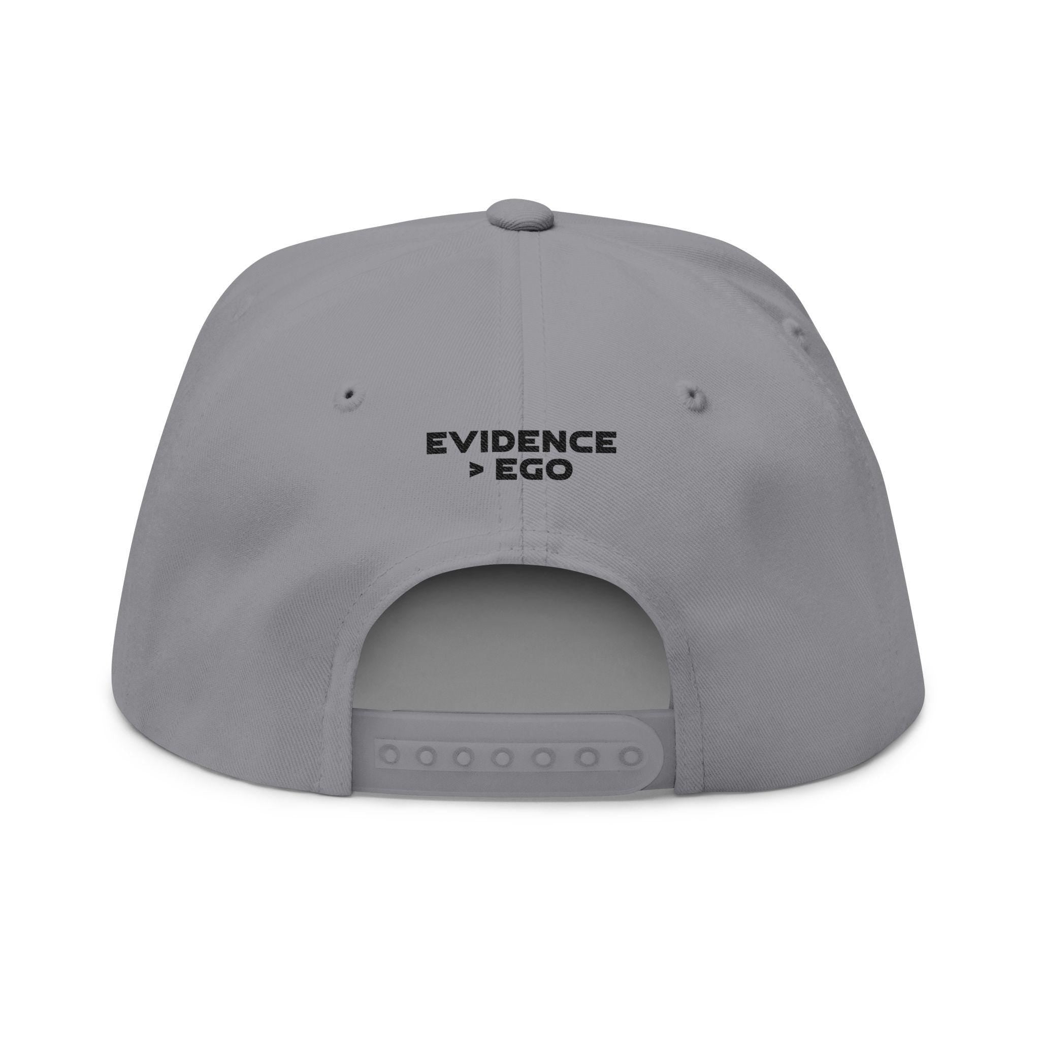 Threshold & Co. Flat Bill Cap: Embroidered Sport Science Snapback