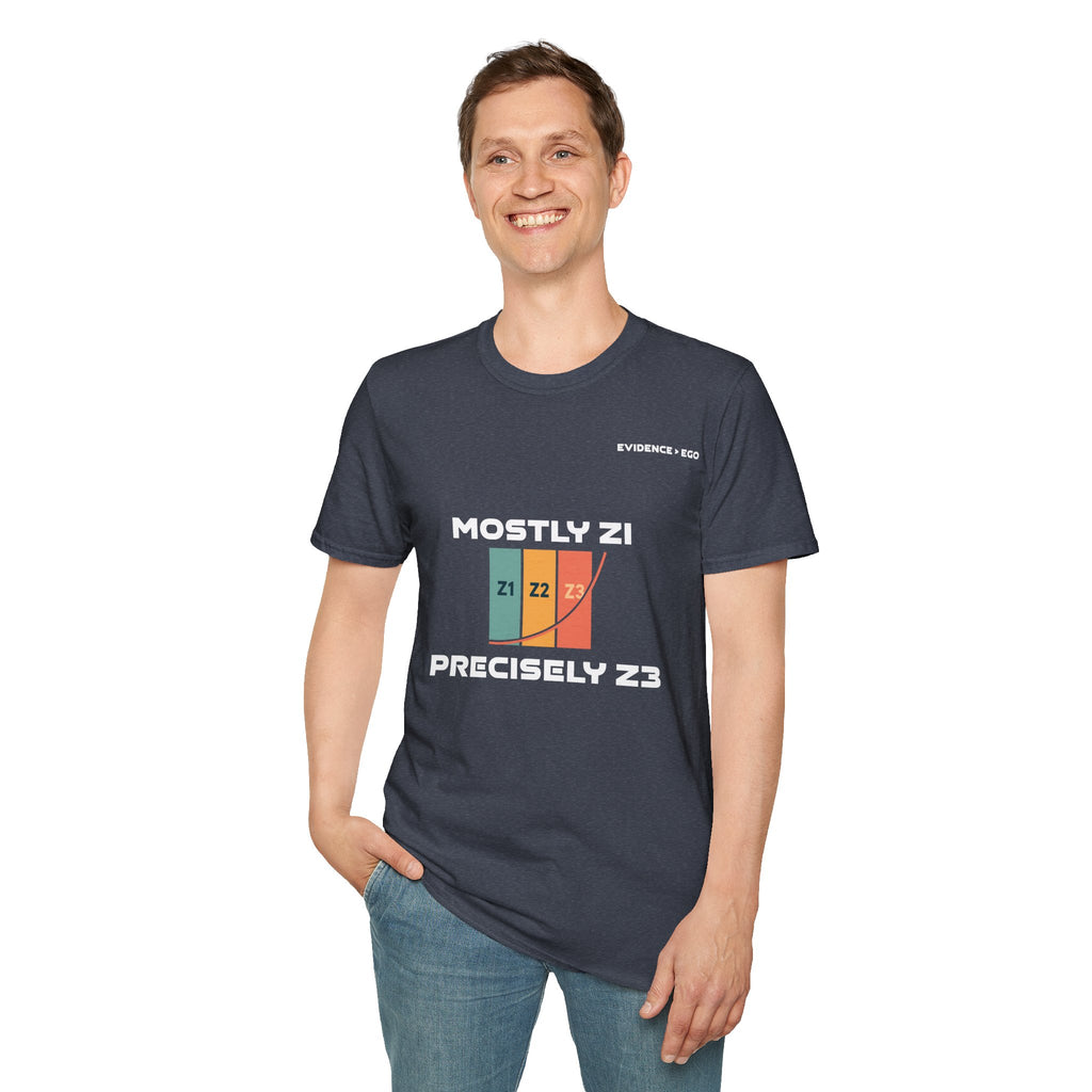 Mostly Z1, Precisely Z3 | Unisex Softstyle Tee |